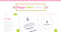 Desktop Screenshot of happynotesandmore.net